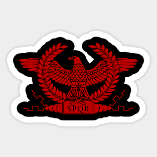 Roman Red Eagle Sticker